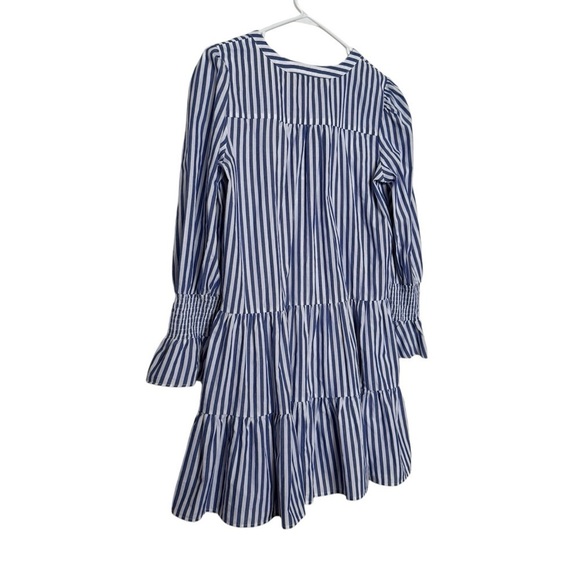 Pomander Place Blue and White Kenzo Dress Size Medium - Picture 4 of 10